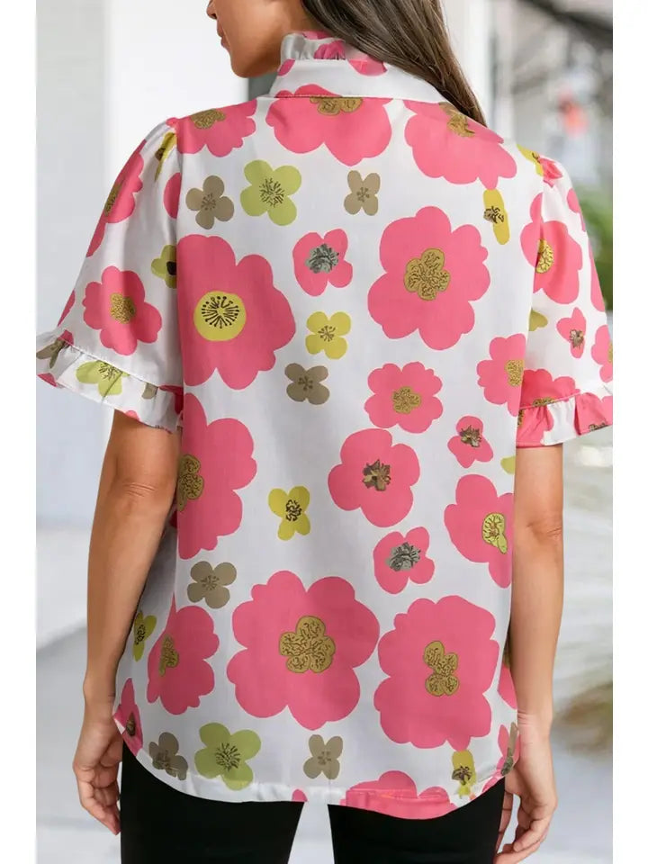 Sassy Floral Blouse