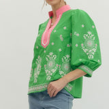 The Elodie Embroidered Top