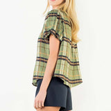 Lorna Plaid Blouse