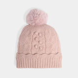 Sweet Scallop Knit Hat