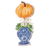 Pumpkin Topiary Acrylic Sitters