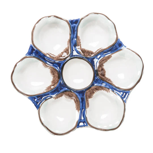 Ceramic Round Oyster Plate