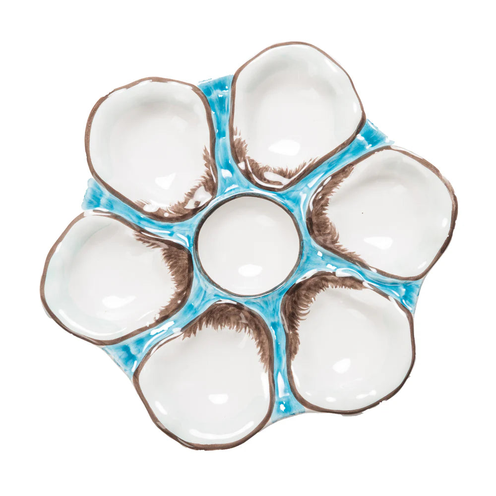 Ceramic Round Oyster Plate