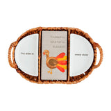 Thanksgiving Napkin Basket Set