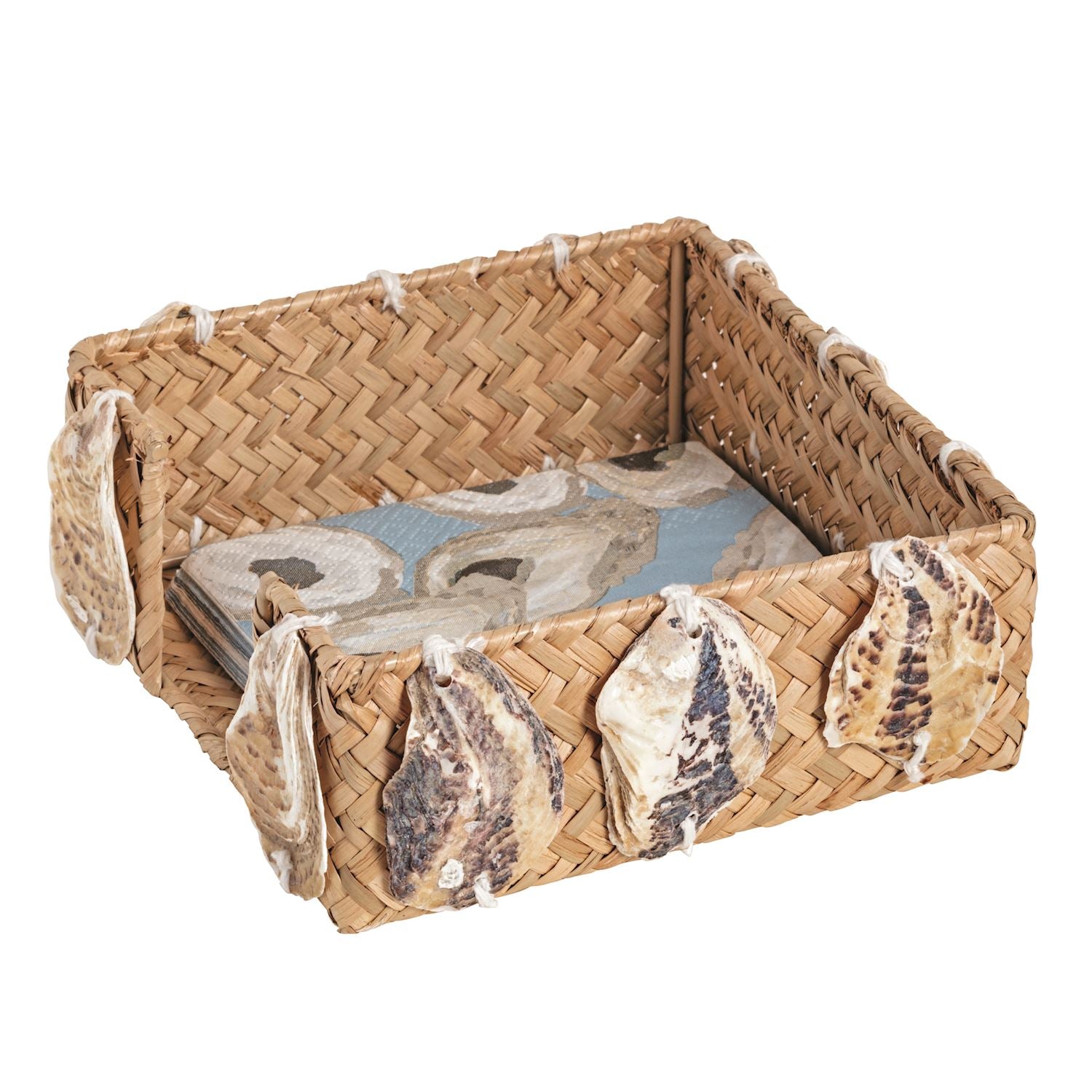 Woven Oyster Napkin Holder