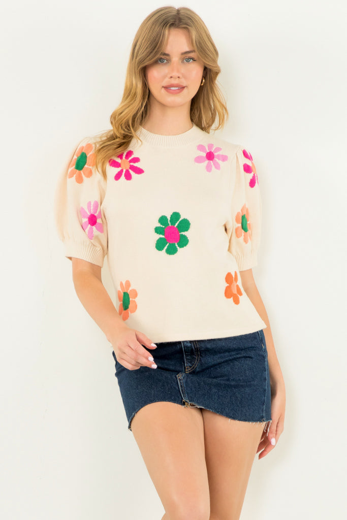 Flower Power Sweater