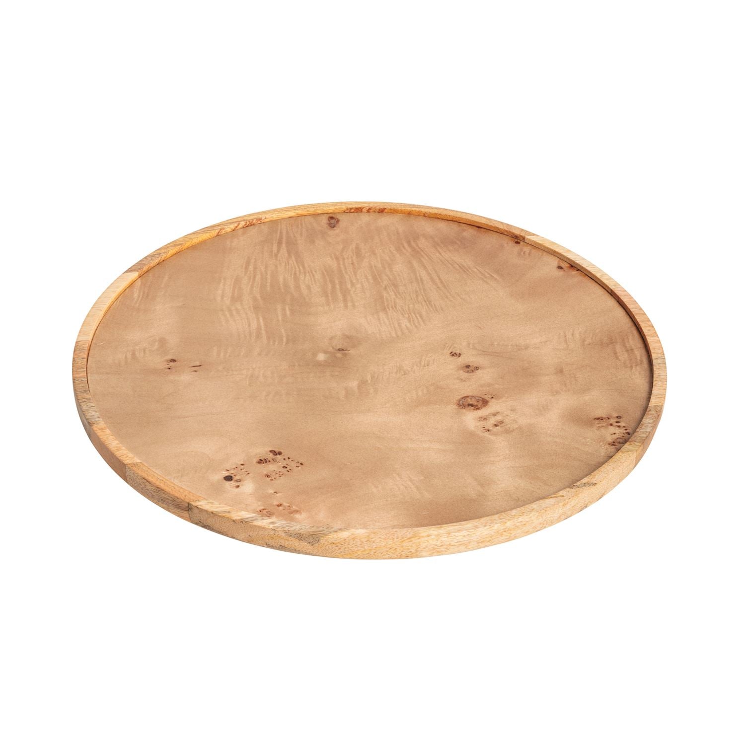 Burl Wood Lazy Susan
