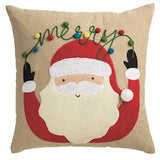 Santa Christmas Felt Pillow