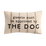 Spoiled Pet Striped Pillow