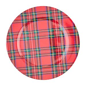 Christmas Tartan Charger