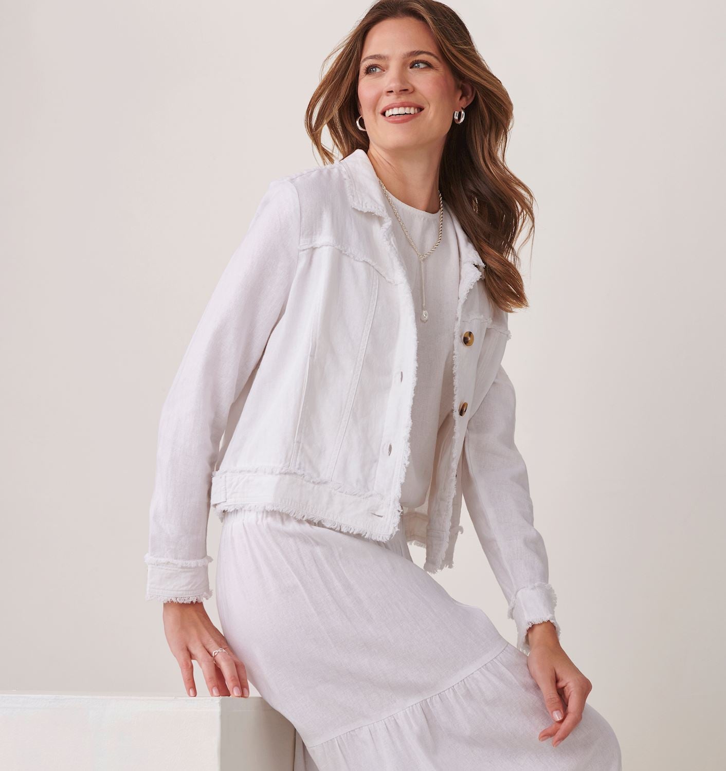 Linen Blend Jacket