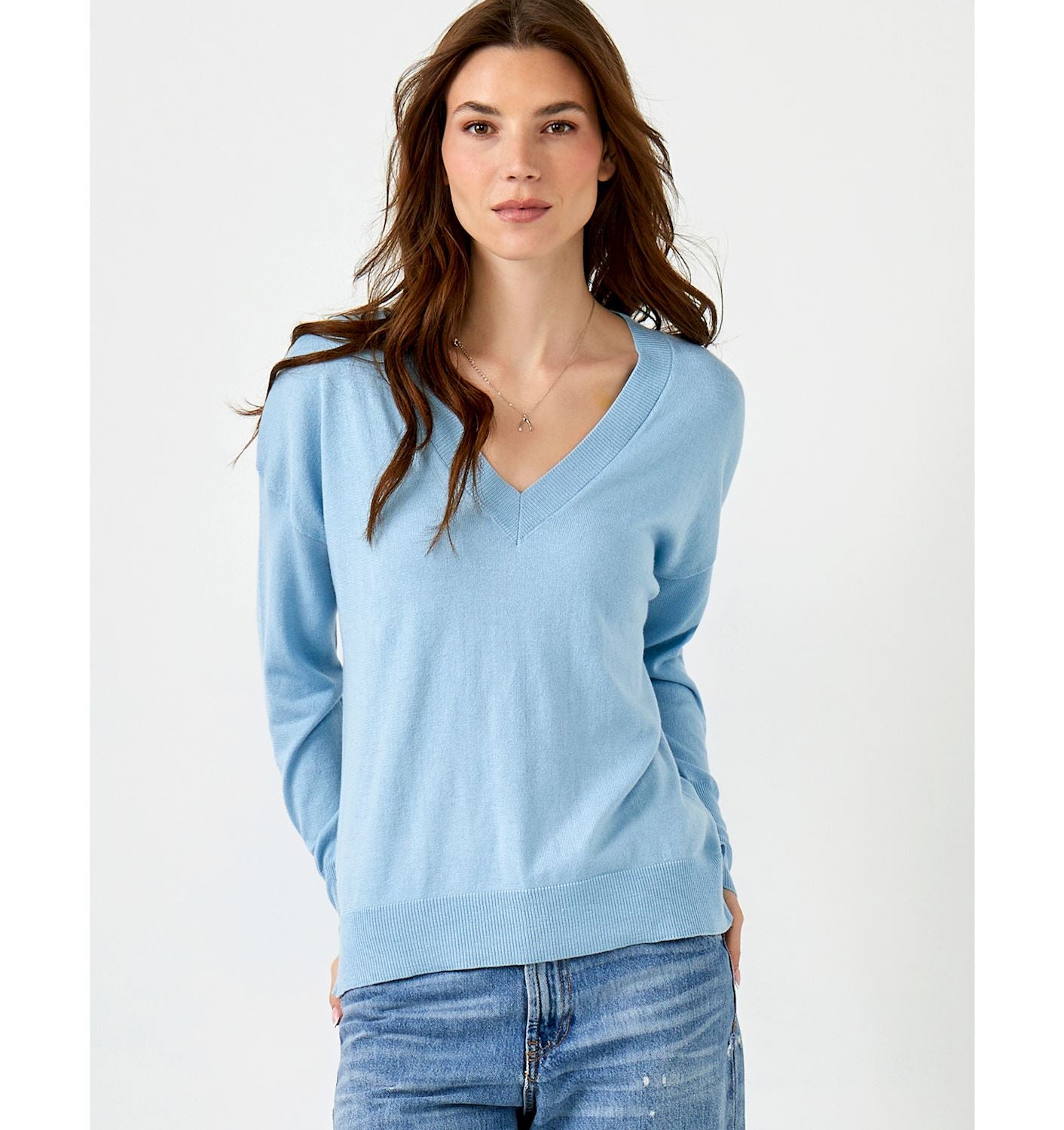 Poly Knit Cashmere Sweater