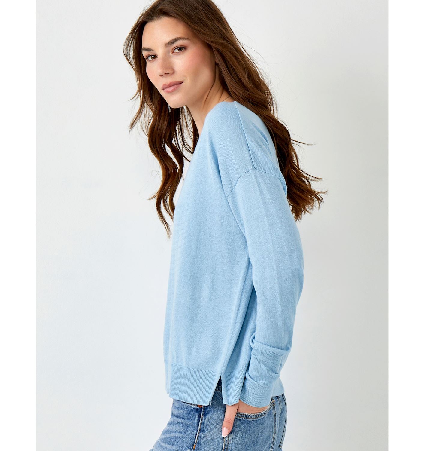 Poly Knit Cashmere Sweater