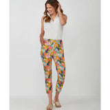 Garden Print Capri Pant