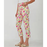 Garden Print Capri Pant