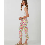 Garden Print Capri Pant