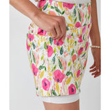 Peony Print Skort