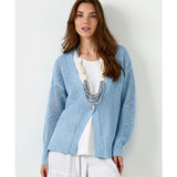 Knit Mesh Cardigan