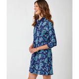 Blue Paisley Dress