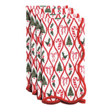 Christmas Pattern Cloth Napkins S/4