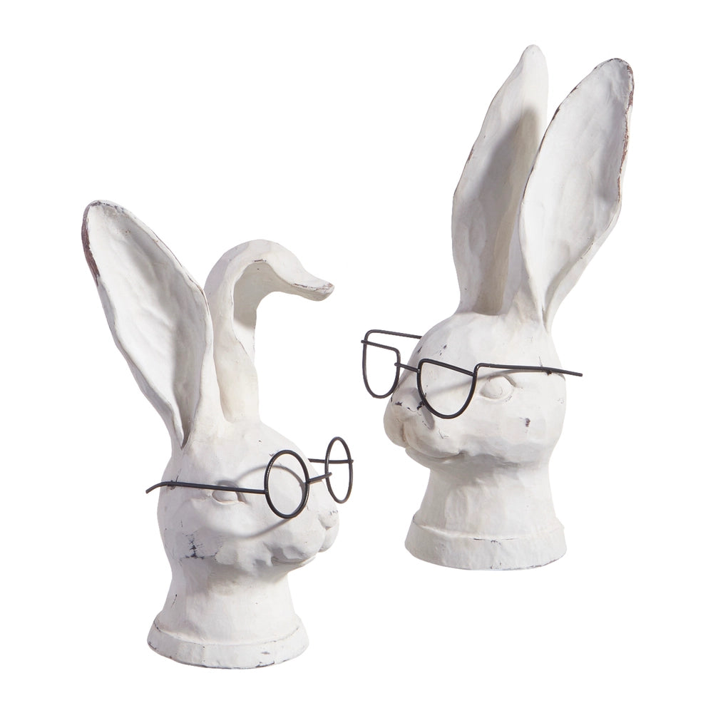 Rabbit with Glasses 8"