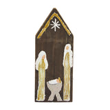 LG NATIVITY RECLAIMED PLAQUE