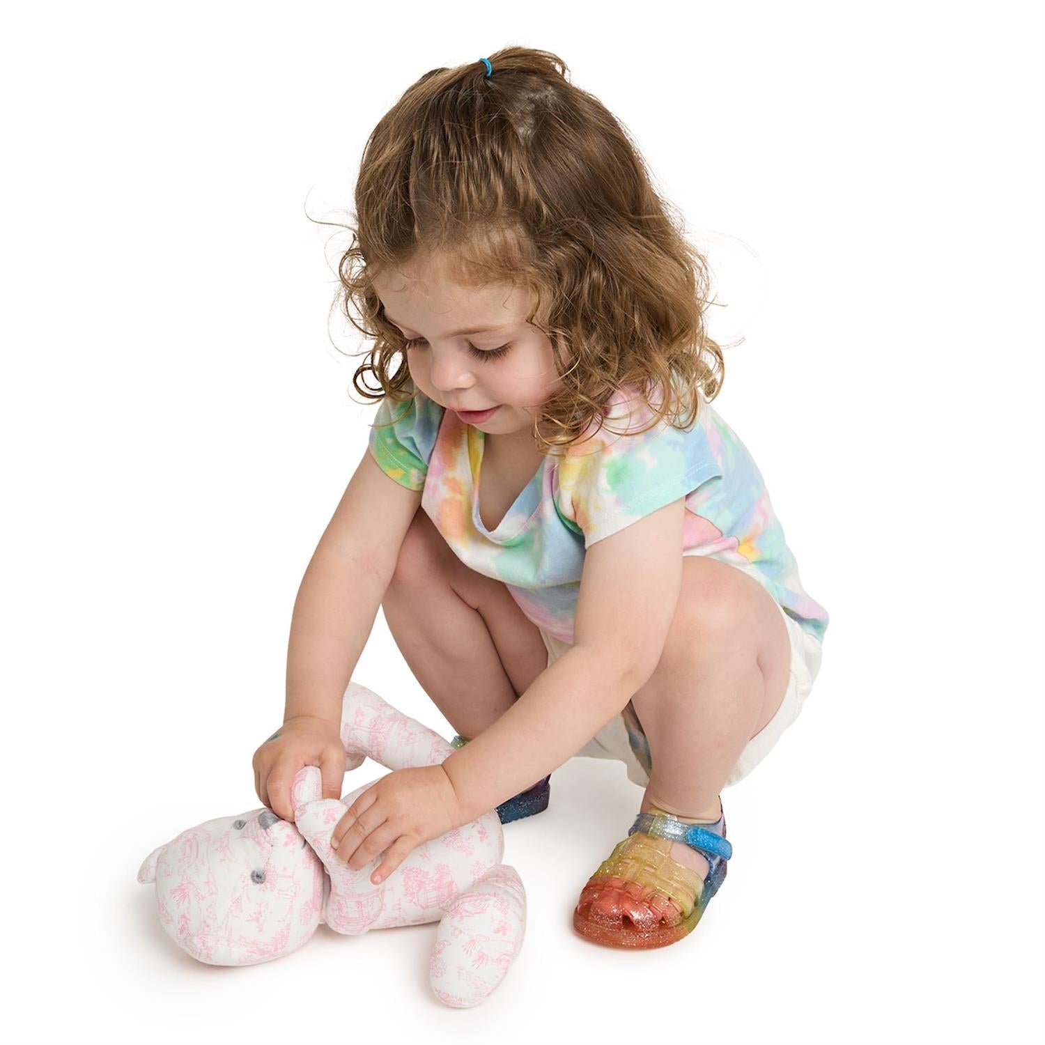 Toile Stuffed Teddy Bear