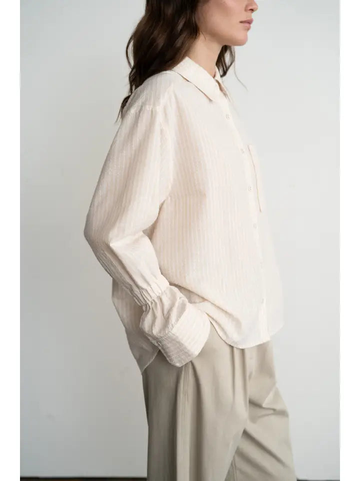 Elle Button Down Top