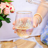 Bride Stemless Wine Glass