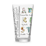 Florida Alphabet Glass