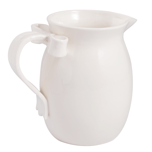 White Bow Pitcher
