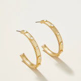 Cristal Hoop Earrings