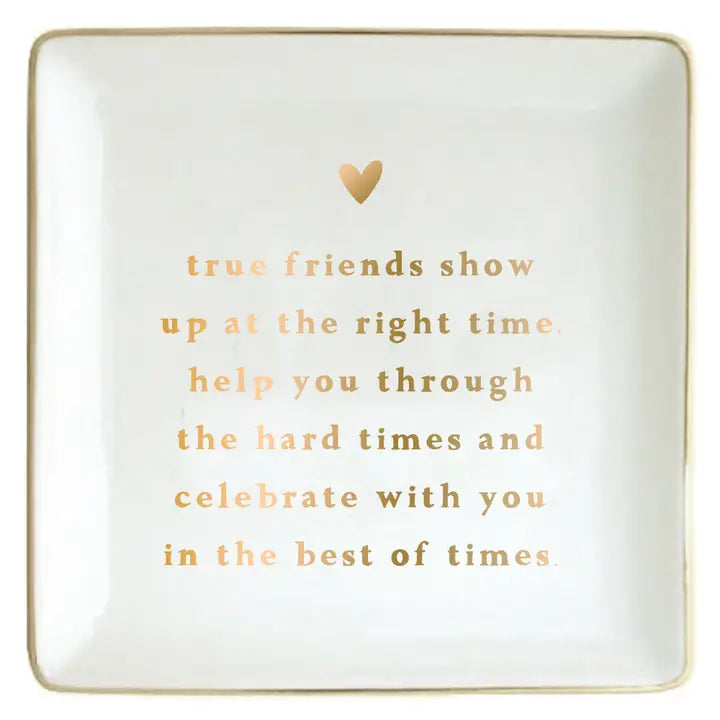 True Friends Ceramic Trinket Tray