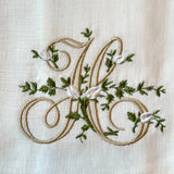 Monogram Tea Towel