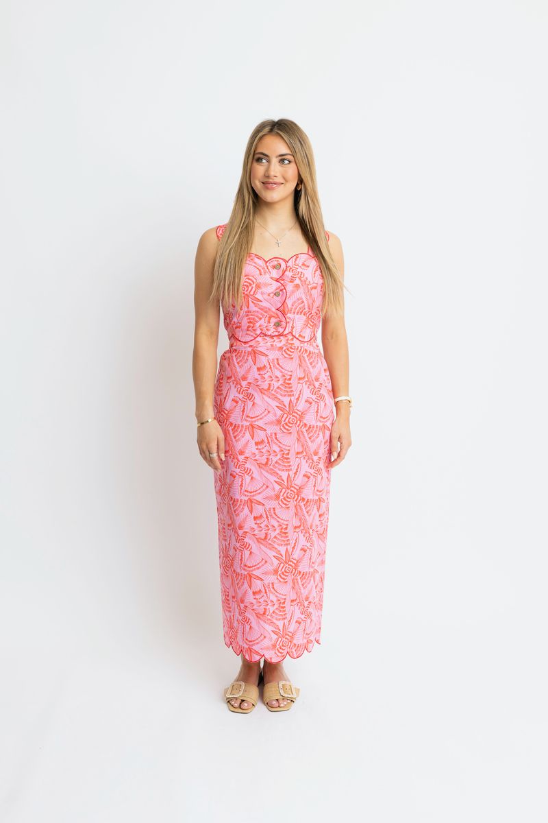 Tropical Linen Scallop Set
