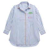 Embroidered Cover Up Shirt