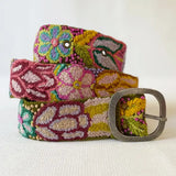 Embroidered Wool Belt