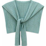 Nora Cable Knit Shoulder Wrap