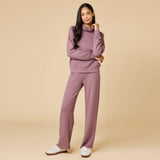 DreamTech Cowl Neck W/ Pleated Pant Set