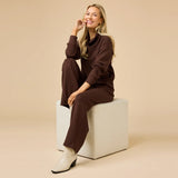 DreamTech Cowl Neck w/ Pleated Pant
