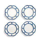Blue Bamboo Set/4 Salad Plate