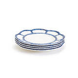 Blue Bamboo Set/4 Salad Plate