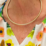 Simple Serpentine Collar Necklace