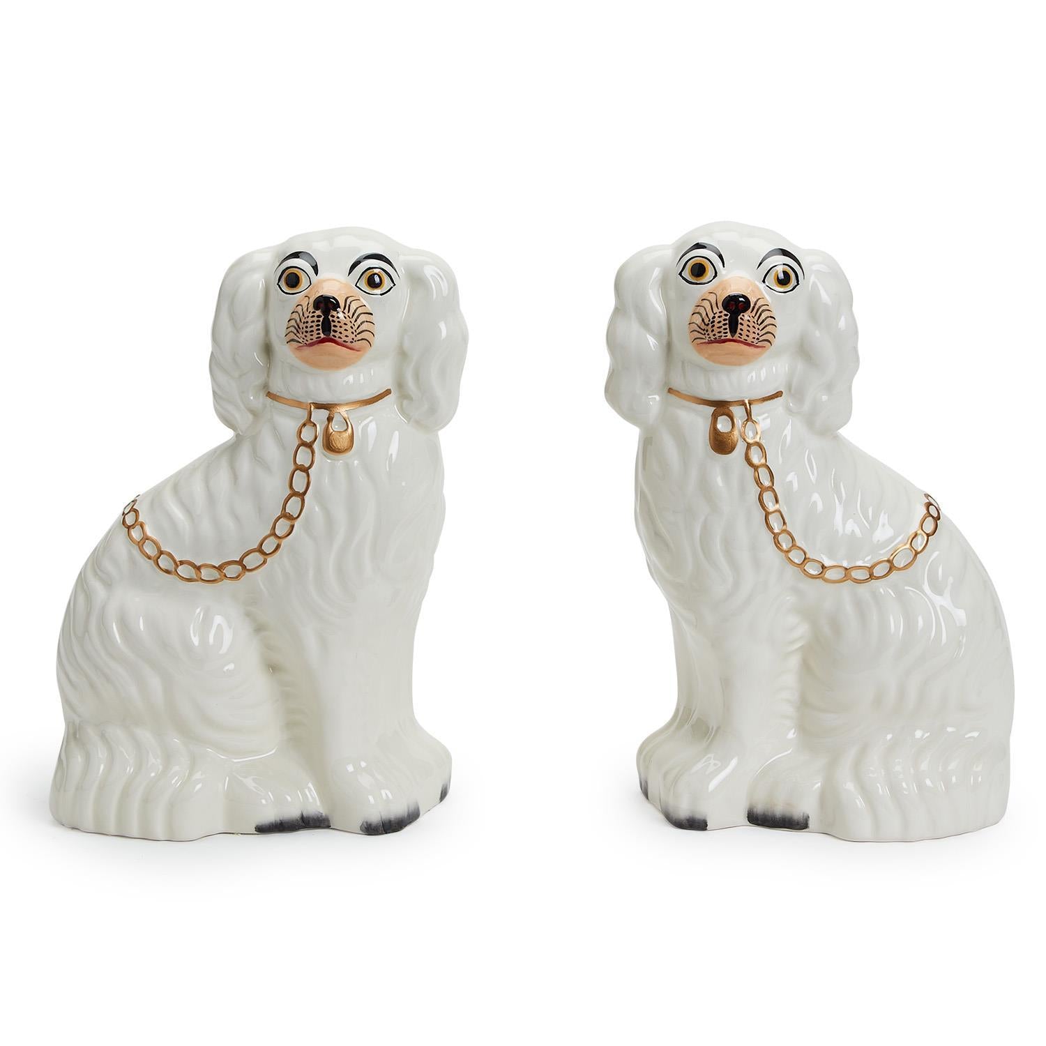 Staffordshire Dog Statues S/2