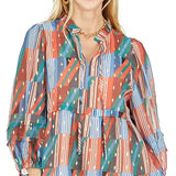 Gracie Geo Print Blouse