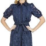 Margaret Lace Shirt Dress