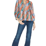 Gracie Geo Print Blouse