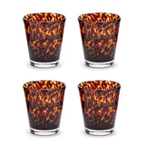 Tortoise Double Old Fashion Glass