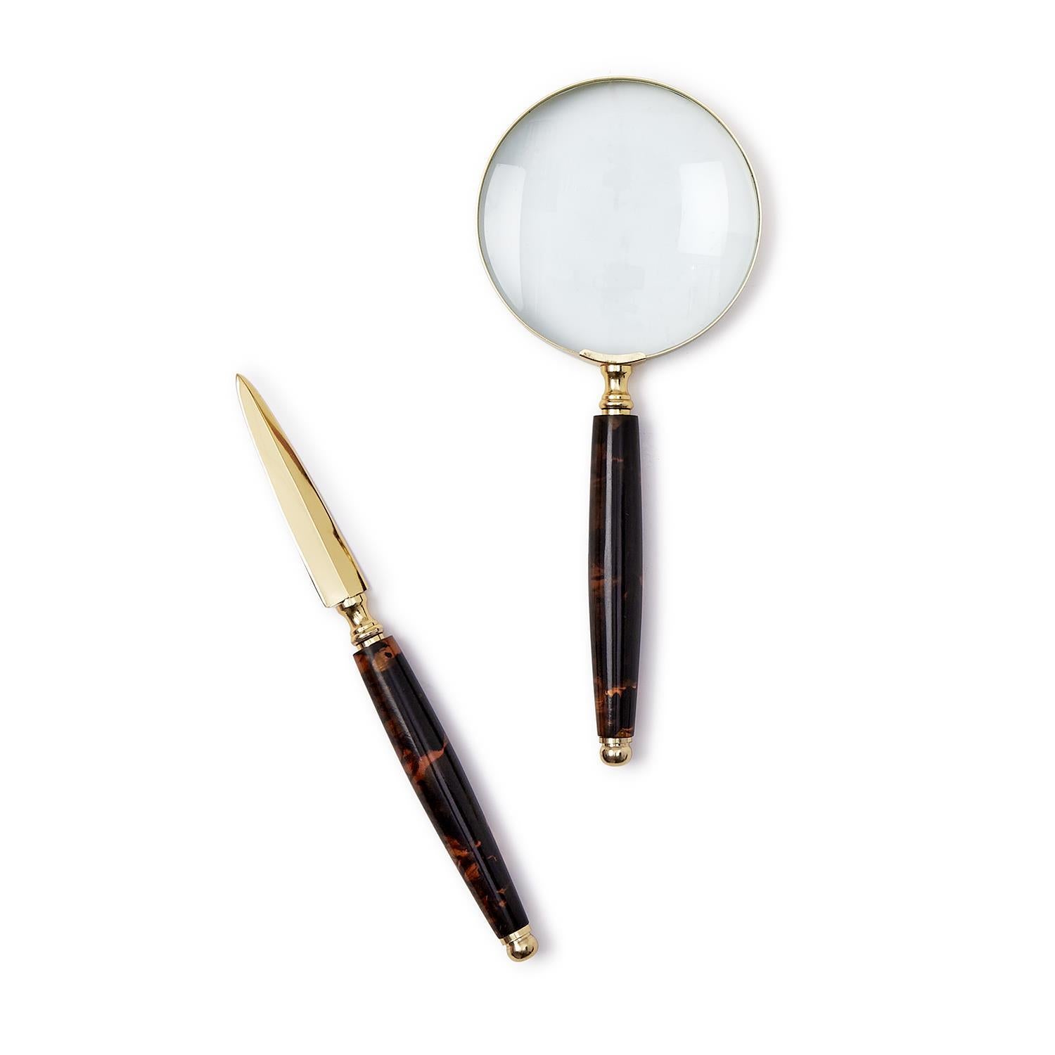 Magnifier + Letter Opener Gift Set