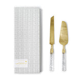 Crystal Clear Cake Server Set